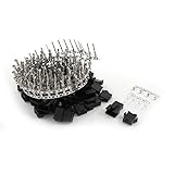 uxcell 20 Sets 2.5mm Pitch 4P Black Plastic JST SM Housing Male Female Crimp Terminal Connector