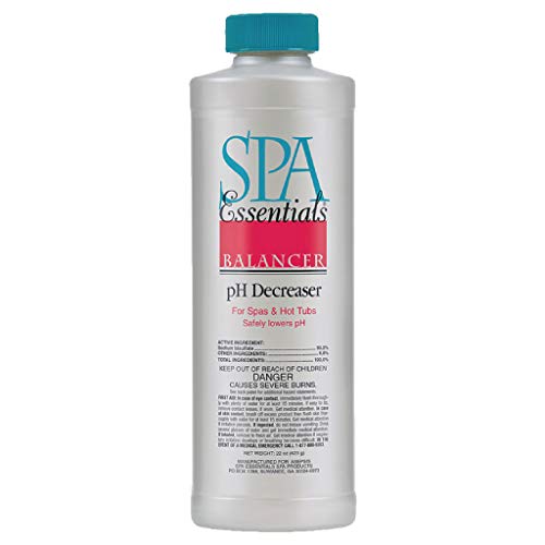 Spa Essentials 32519000 pH Decreaser Granules for Spas and Hot Tubs, 22-Ounce