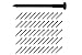 Renovators Supply Manufacturing Lag Bolts 4 in. Black Zinc Plated Steel Lag Screws with Hexagonal Head Pack of 50