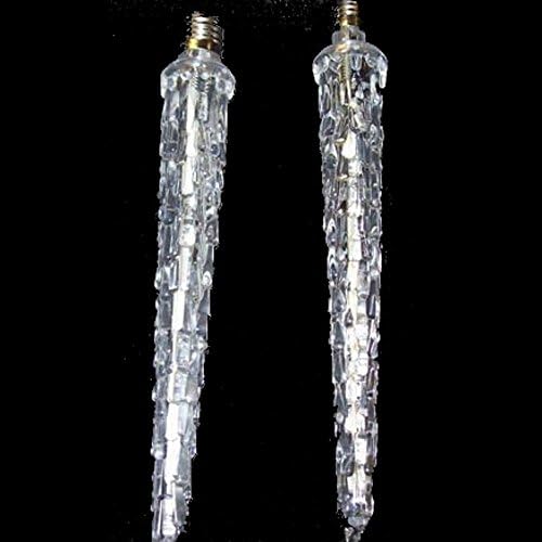 C7 Cool White 7 Inch Melting Icicle Bulbs