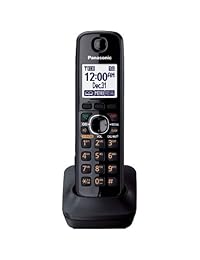 Panasonic kx tga660b microteléfono adicional para 762 x y 663 x Series, teléfonos inalámbricos, negro