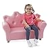 Melissa & Doug Child's Crown Sofa - Pink Faux Leather Children's Furniture
