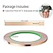 Oubaka Copper Foil Tape,Copper Tape Double-Sided Conductive Adhesive for EMI Shielding,Paper Circuits,Electrical Repairs,Grounding(1/4