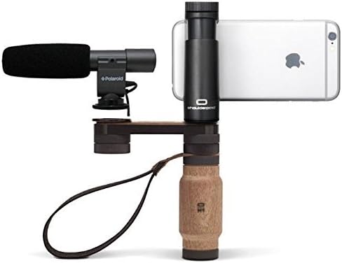 Shoulderpod Pocket Rig Bundle for Apple iOS and Android Smartphones w/ Polaroid Professional Grade Digital Video Microphone