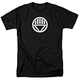 DC Comics Men's Green Lantern Logo T-Shirt, Black, Medium