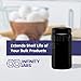 Infinity Jars, Ultraviolet Glass Jar 500 ML (17 fl oz) Pack 3 Smell Proof, Antistatic, Light Blocking Container for Herbs, Coffee, Tea & Spices Durable, Travel-Friendly Storage