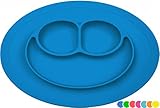 Silicone Kids Placemat, Strong Table Suction, Fits Most Highchair Trays, Dishwasher, Microwave and Oven Safe, FDA Approved BPA Free