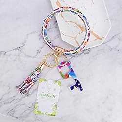 Coolcos Large Circle Bangle Keychain Touchless Door
