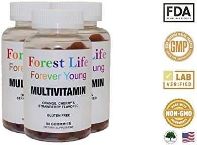 Forest Life Organics Adult Multivitamin Gummies Multimineral Supplements