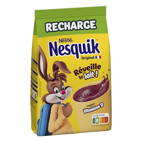 Nesquik - Cioccolato in Polvere, Eco-Ricarica - 430 g (la confezione puo variare)