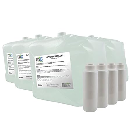 Ultraschall Gel - 20 kg Cubitainer mit Leerflasche, 4x 5kg, Kontaktgel, Leitgel
