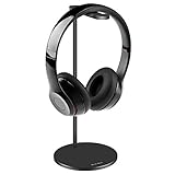 New Bee Headphone Stand/Holder Advanced Aluminum Gaming Headset Holder for All Headphone Sizes - Black