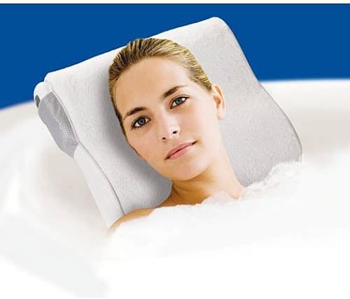 Massaging Memory Foam Bath Pillow with Wireless Remote Control