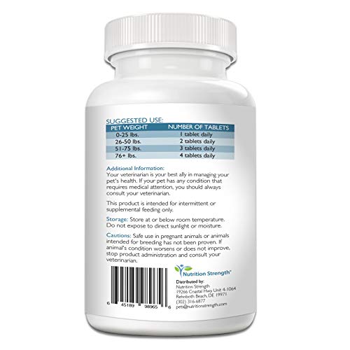 Nutrition Strength Vitamin B for Dogs, Complete B Complex for Dogs