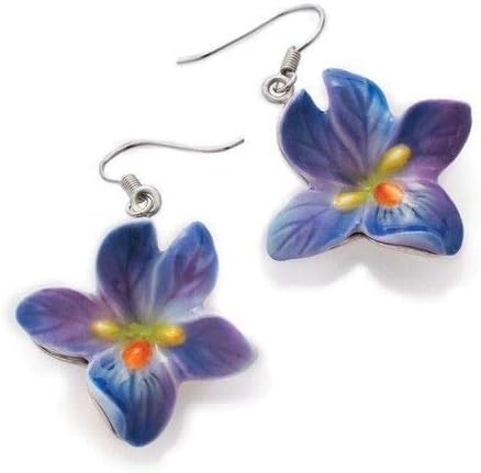 Franz Collection Spring Violet Earrings