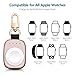 FLAGPOWER Portable Charger for Apple Watch, [MFi Certified] Pocket Sized Travel Wireless Charger 700mAh Smart Keychain Power Bank for Apple Watch Series 5/4/3/2/1/Nike+
