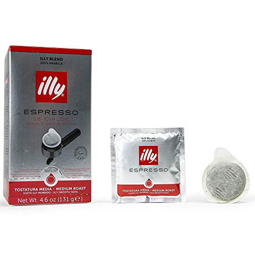 illy Classico E.S.E. Pods , Medium Roast, Classic Roast with Notes of Chocolate & Caramel, 100% Arab - //coolthings.us