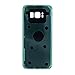 LUVSS Rear Glass Assembly for Samsung Galaxy S8 SM-G950 Back Glass Panel Replacement + Camera Glass Cover Case Housing with Repair Manual DIY Tools Kit -Blue