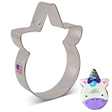Ann Clark Cookie Cutters Unicorn Face Cookie Cutter, 4"