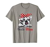 Bostie Mom T-Shirt Boston Terrier Gift For Women