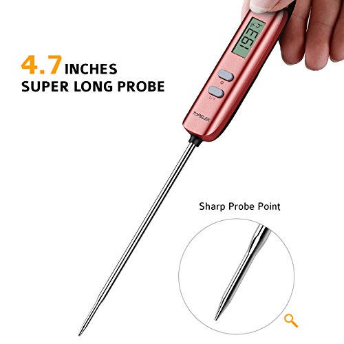 image for Meat Thermometer, Topelek Digital Cooking Thermometer, Super Long Prob