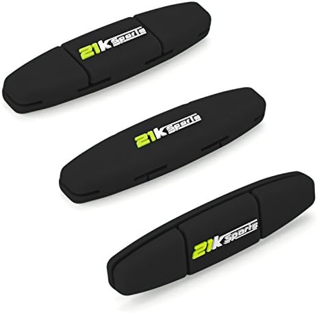 21K Sports Tennis Vibration Dampener- Set of 3-Tennis Shock Absorber for Strings- Best for Tennis Racket, Premium- Durable & Long-Lasting- Great for Tennis Players (Green)