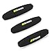 21K Sports Tennis Vibration Dampener- Set of 3-Tennis Shock Absorber for Strings- Best for Tennis Racket, Premium Durable & Long-Lasting- Great for Tennis Players (Green) (Black)