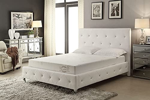 AC Pacific ALOE Infused Memory Foam Mattress in a Box, Roll-Compressed, 3-Layer…