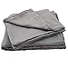 willstar 3 Piece Duvet Cover Set Queen Microfiber Solid Color Bedding Set Modern Design with Zipper Closure (Queen, Grey)