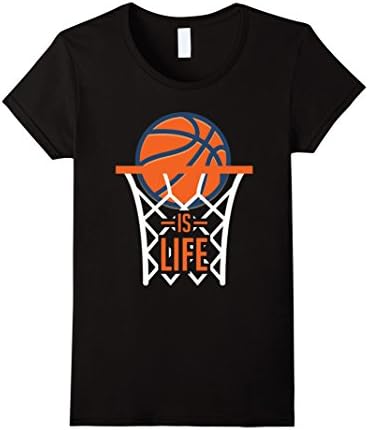 Womens Basketball Ball Is Life T-Shirt XL Black