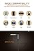 SoundPEATS SP-BW30 in-Ear Headphones Noise Cancelling Earphones Stereo Earbud Headphones, Crystal Clear Sound, Comfort-Fit, iPhone and Android Compatible - Black