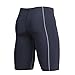 BEROY Mens Compression Shorts Training Athletics Workout Tight Sports Base Layer With One Pocket(Grey,XL)