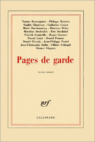Pages de garde