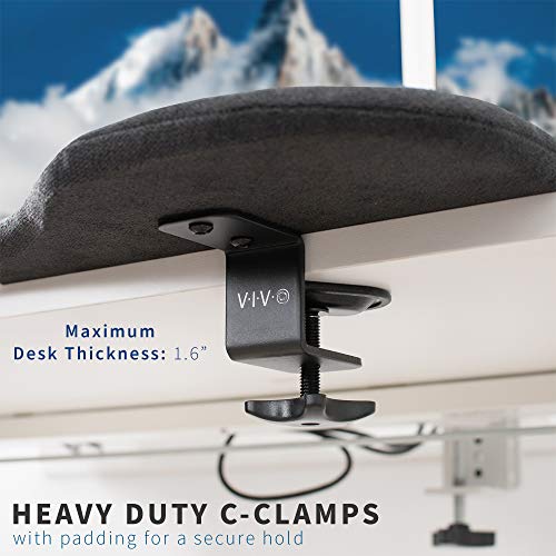 VIVO Clampon Forearm Support Surface, Ergonomic Padded Wrist Arm and