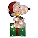 Christmas Peanuts Snoopy and Woodstock Pre - Lit Yard Art 24