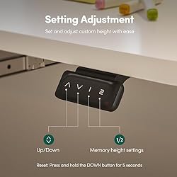 FEZIBO Standing Desk with Keyboard Tray, 63 × 24