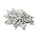 QualGear 6mm Cable Clips, White, 100 Pack, CC1-W-100-P