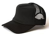 Vintage Trucker Hat Solid - Black