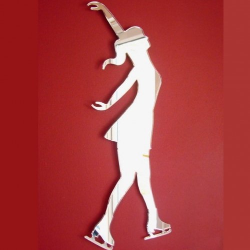 Super Cool Creations Ice Skater Mirrors - 60cm x 24cm