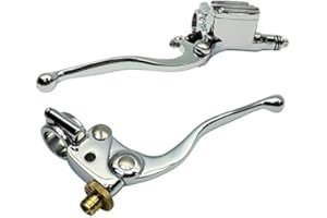 MOTO IRON 1" Vintage Handlebar Control Kit with Master Cylinder & Clutch (Chrome) Harley and Custom Motorcycle