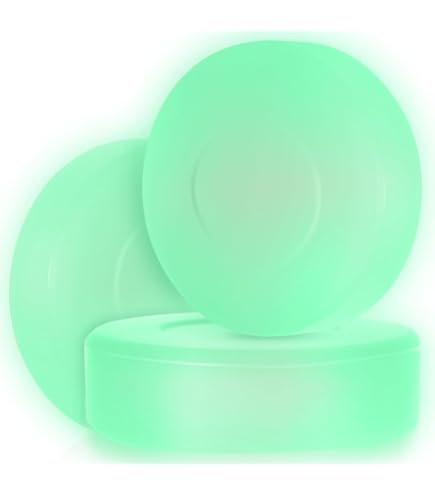 FineInno 2 piezas Groot Oplichtende hondenballen Knipperende Elastische