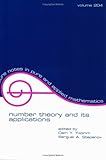 Number Theory and Its Applications Vol. 204 : Proceedings of a Summer School at Bilkent Univeristy, , 0824719697