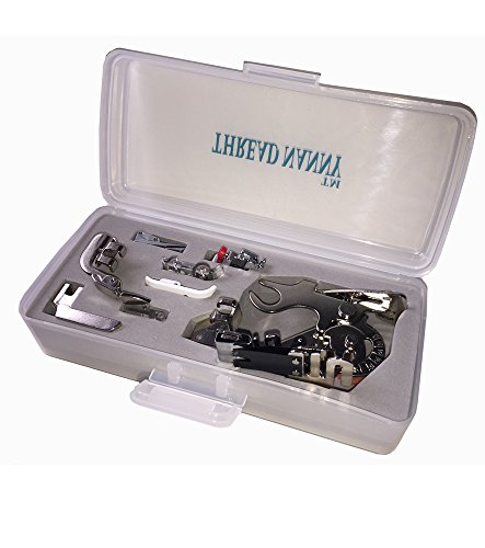 7+1 Piece Premium Presser Foot Assortment Set - Fits All Low Shank Snap-On Machines.