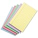 Universal 47256 Index Cards, 5 x 8, Blue/Salmon/Green/Cherry/Canary (Pack of 100)