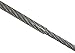 Loos Stainless Steel 302/304 Wire Rope, Vinyl Coated, 7x7 Strand Core, 3/64