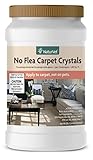 NaturVet - No Flea Carpet Crystals - 2 lb - Dry Crystal Powder Repels & Kills Fleas - Apply to Carpet, Upholstered Furniture & Other Household Surfaces - Not for Direct Use on Pets