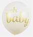 K-Musculo Baby Shower Decorations, Bachelorette Decor, Pre-Assembled Banner (It's A Boy) & 9 Piece Balloons with Ribbon [Gold, Blue, White] Hang On Wall Chair Door | It's A Boy Party Favors