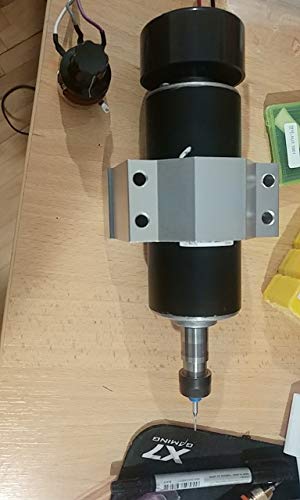 500W Spindle Motor, Cooled CNC Spindle Milling Motor 0.5KW 52MM ER11 cnc Spindle Motor DIY DC 100V For PCB Milling Machine