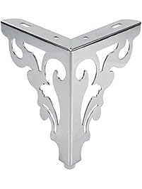 4Pcs Furniture Sofa Legs Metal Polished Modern Furniture Accessories For Desk Chairs Sofas Cabinet (Size:15cm)