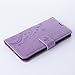 Ultra Slim Layered Leather Flip Case Cover For Samsung Galaxy S8 Plus,Tuscom (purple)